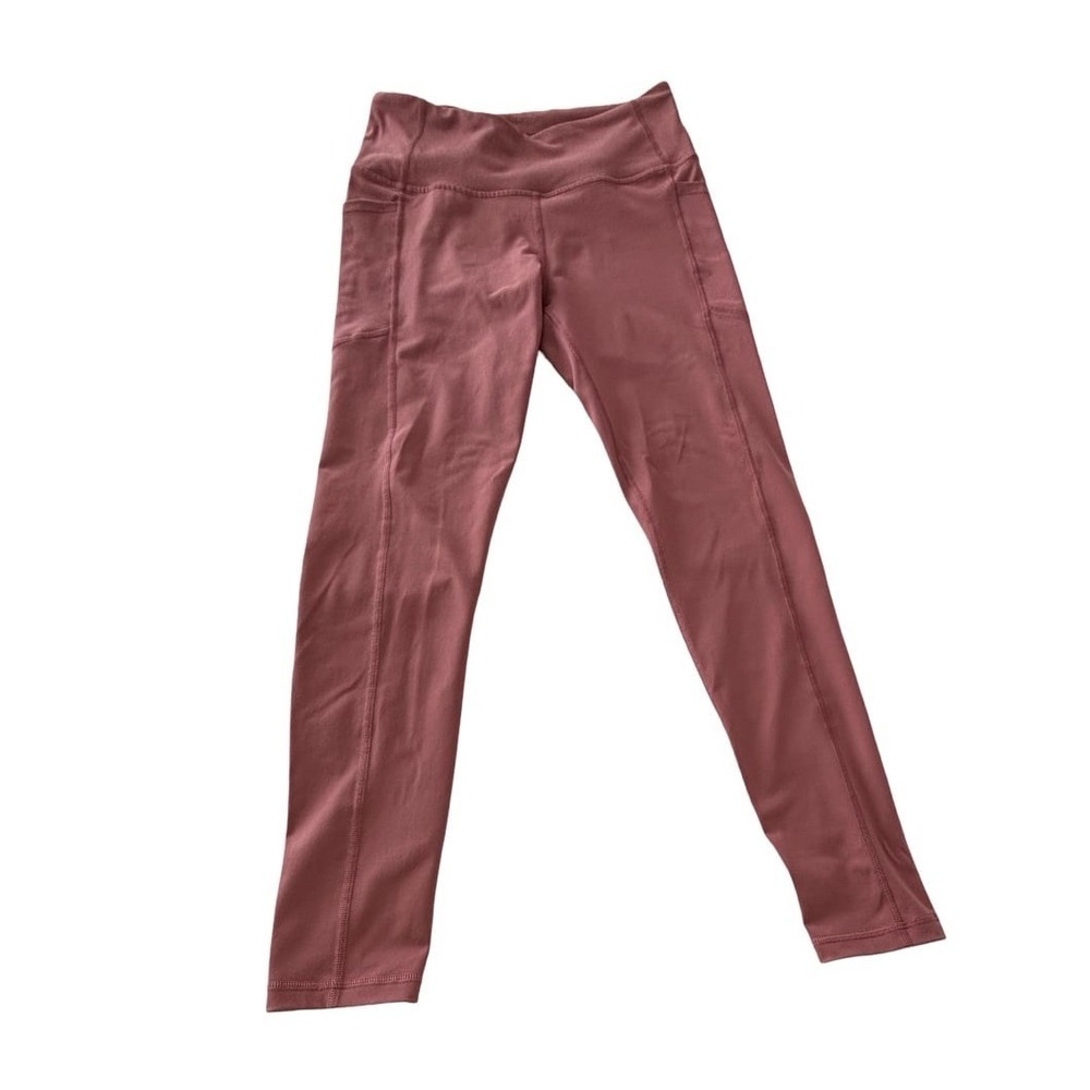 Victoria's Secret Sport Knockout Leggings Medium Dusty Rose Pink Mesh Pockets